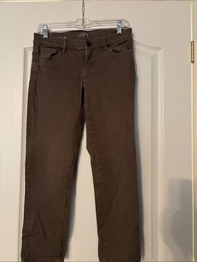 LOFT Avocado green Women's Slim cropped jeans